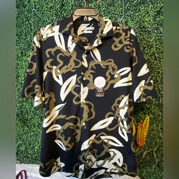 Zara Men’s Jacquard Shirt - Picture 3 of 5